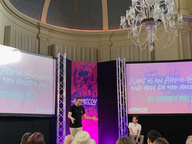 Image of Andrew and Pete at Atomicon19