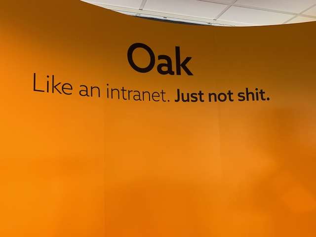 Image of Oak exhibition banner